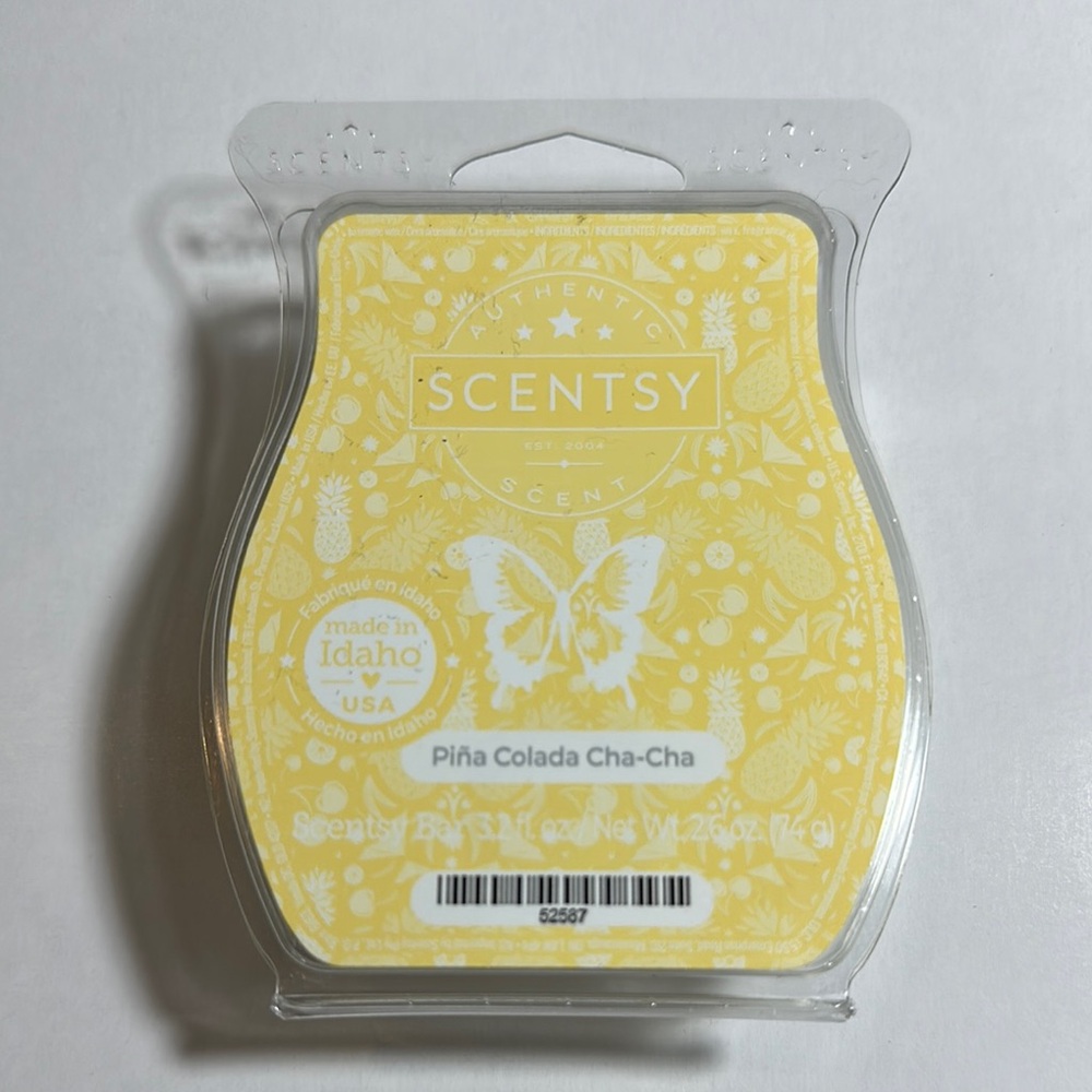 Scentsy Piña Colada Cha-Cha Wax Bar - New